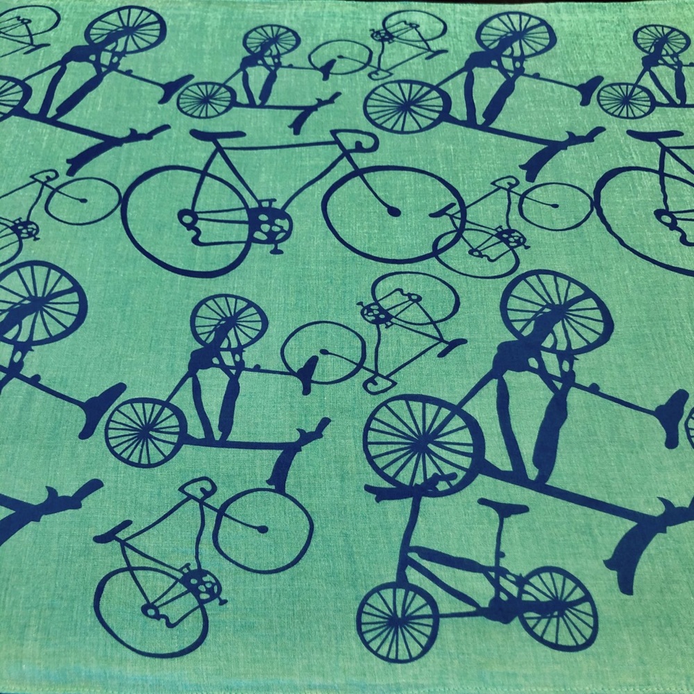 Bicycle Infinity Scarf - Green